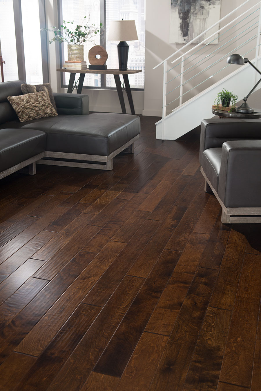 Timarron Cinnamon Impressions, Cinnamon Hardwood Floor